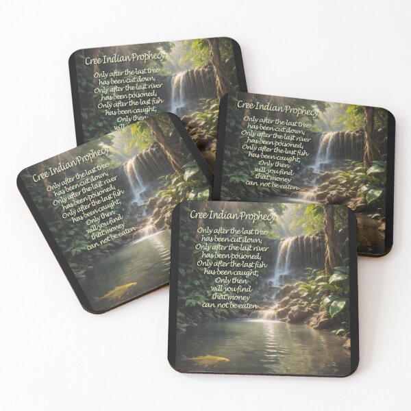 Item preview, Native American Indian "Cree Prophecy" waterfall designed and sold by Irisangel.