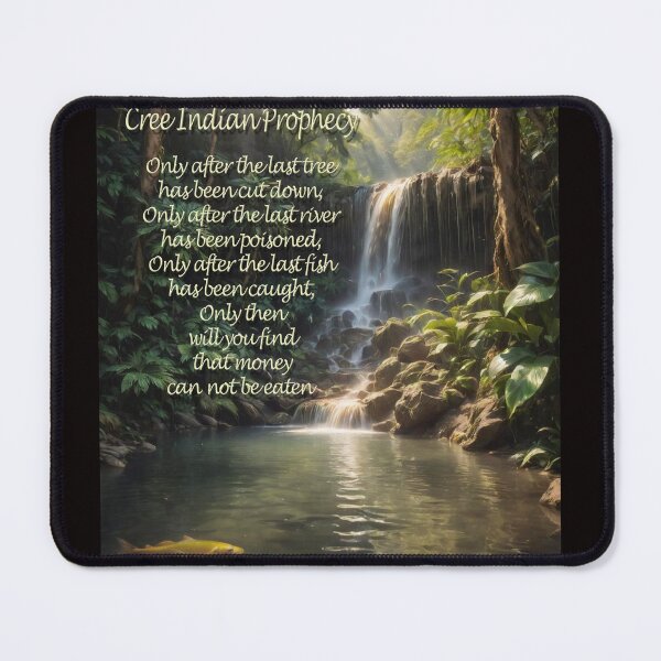 Item preview, Native American Indian "Cree Prophecy" waterfall designed and sold by Irisangel.