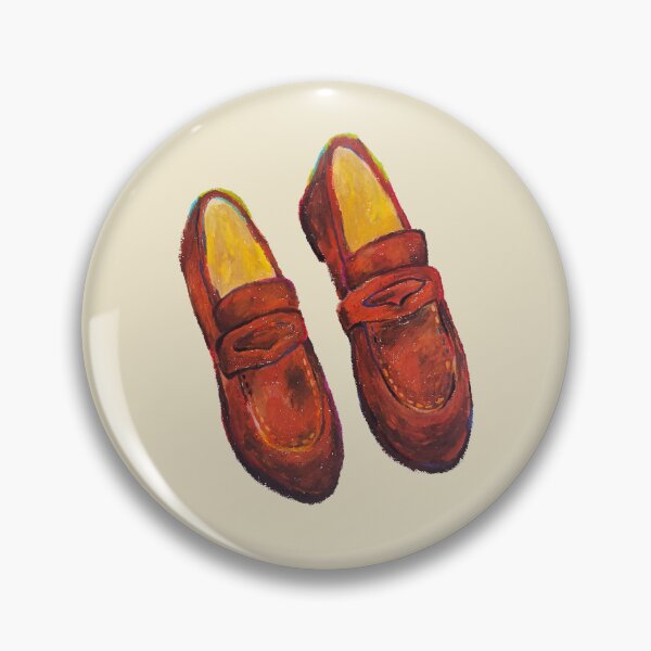 Item preview, Leather Shoes Oil Pastel Hand Draw  designed and sold by purple-Q.