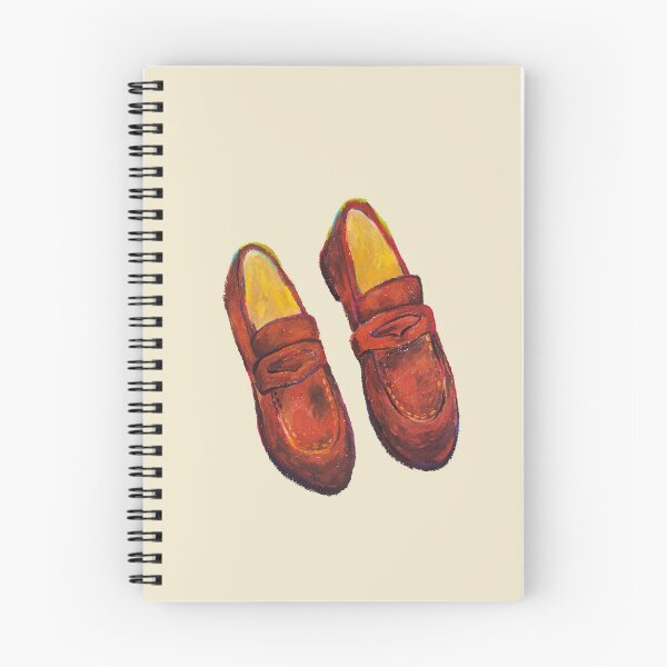 Item preview, Leather Shoes Oil Pastel Hand Draw  designed and sold by purple-Q.