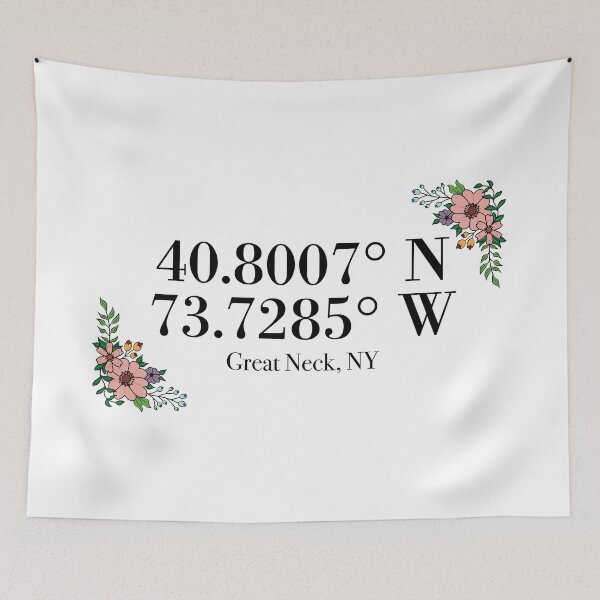Item preview, Great Neck, NY Coordinates designed and sold by mynameisliana.