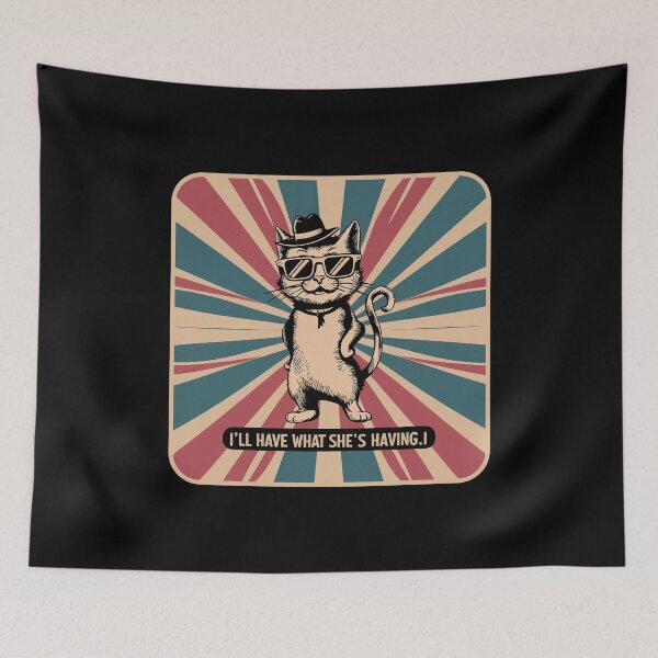 Item preview, Vintage Funny Gentleman Cat in a Bar With Martini Kawaii T-Shirt  designed and sold by Witty Shirts.