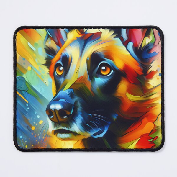 Item preview, Colorful Belgian Malinois Art designed and sold by TheAnimalZ00.