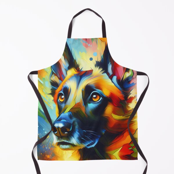 Item preview, Colorful Belgian Malinois Art designed and sold by TheAnimalZ00.