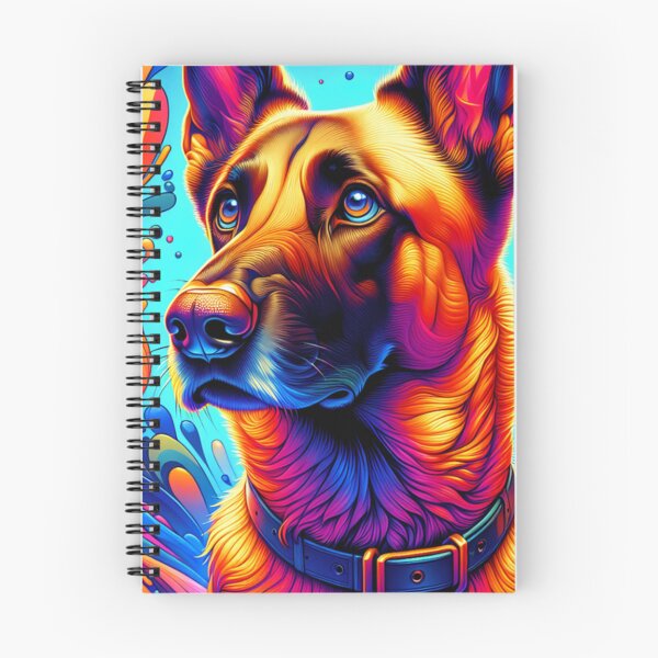 Item preview, Abstract Colorful Belgian Malinois  designed and sold by TheAnimalZ00.