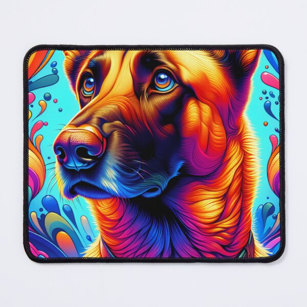 Item preview, Abstract Colorful Belgian Malinois designed and sold by TheAnimalZ00.