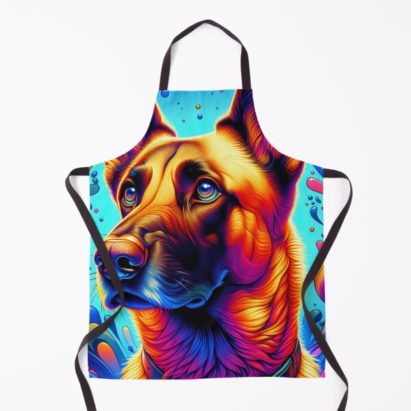 Item preview, Abstract Colorful Belgian Malinois  designed and sold by TheAnimalZ00.