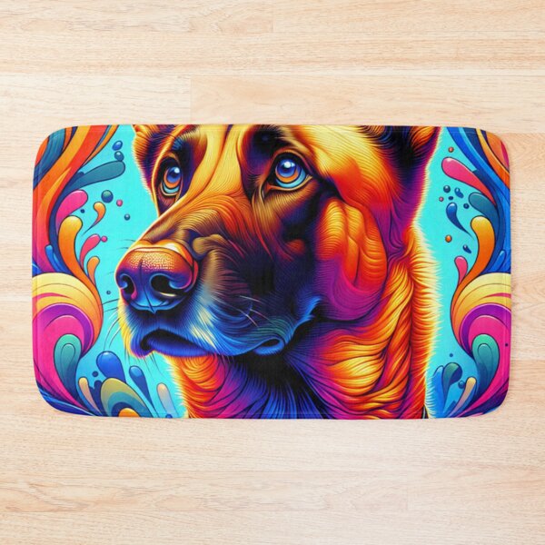 Item preview, Abstract Colorful Belgian Malinois  designed and sold by TheAnimalZ00.