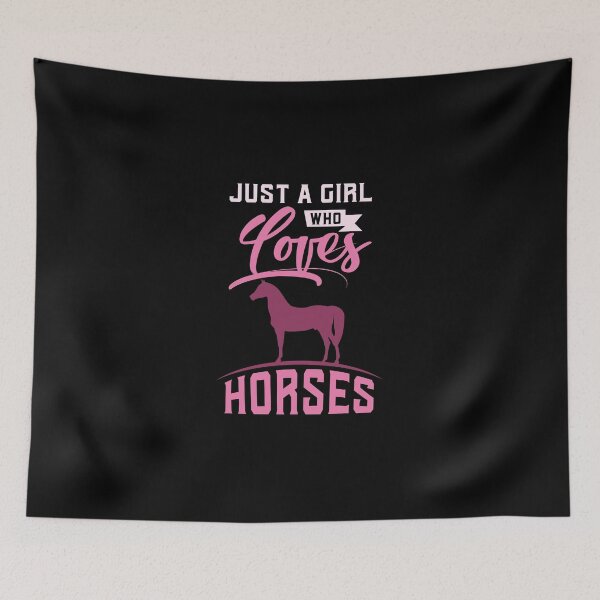 Item preview, Just A Girl Who Loves Horse Horse Riding Horsewoman designed and sold by anziehend.
