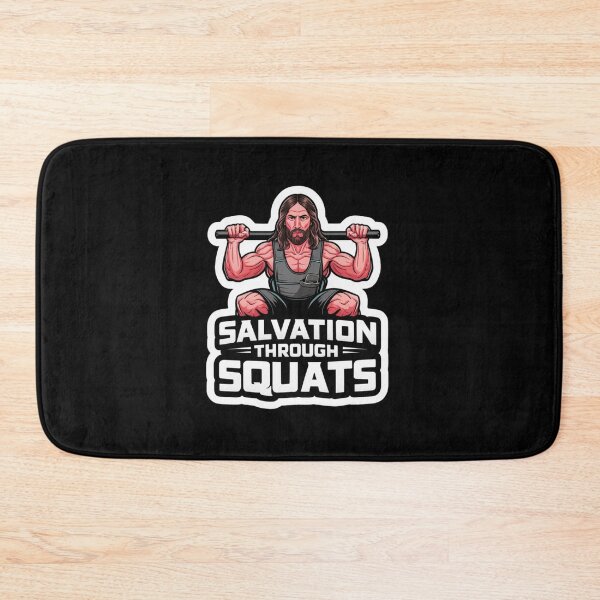 Item preview, Salvation Through Squats designed and sold by Peter Stawicki.