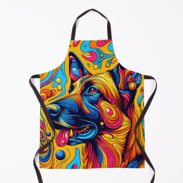 Item preview, Abstract Colorful Belgian Malinois Art designed and sold by TheAnimalZ00.
