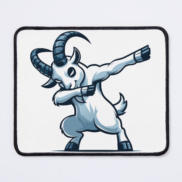 Item preview, Dabbing Goat - Modern Mythical Creature Art designed and sold by Designowner.