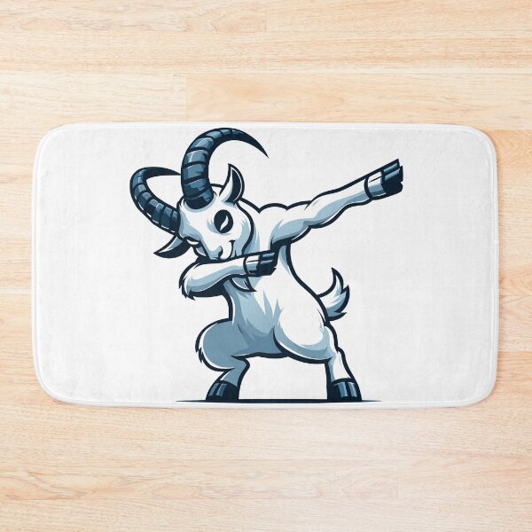 Item preview, Dabbing Goat - Modern Mythical Creature Art designed and sold by Designowner.