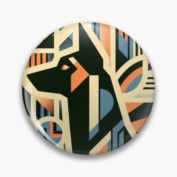 Item preview, Art Deco Belgian Malinois   designed and sold by TheAnimalZ00.