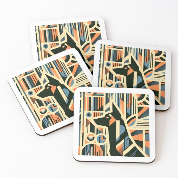 Item preview, Art Deco Belgian Malinois   designed and sold by TheAnimalZ00.
