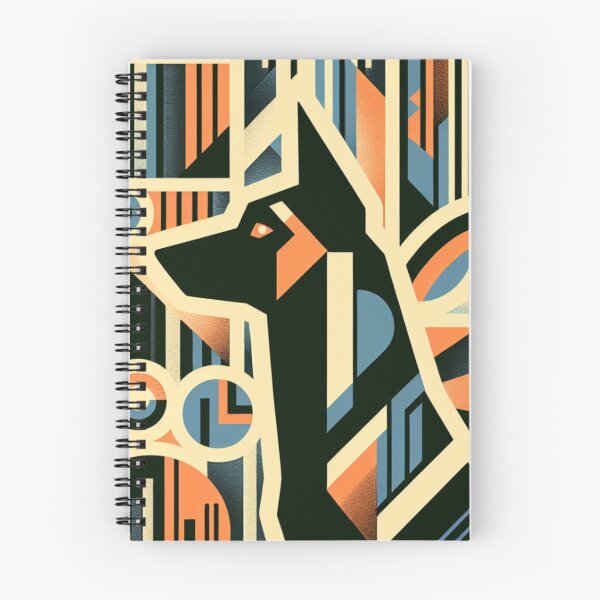 Item preview, Art Deco Belgian Malinois   designed and sold by TheAnimalZ00.