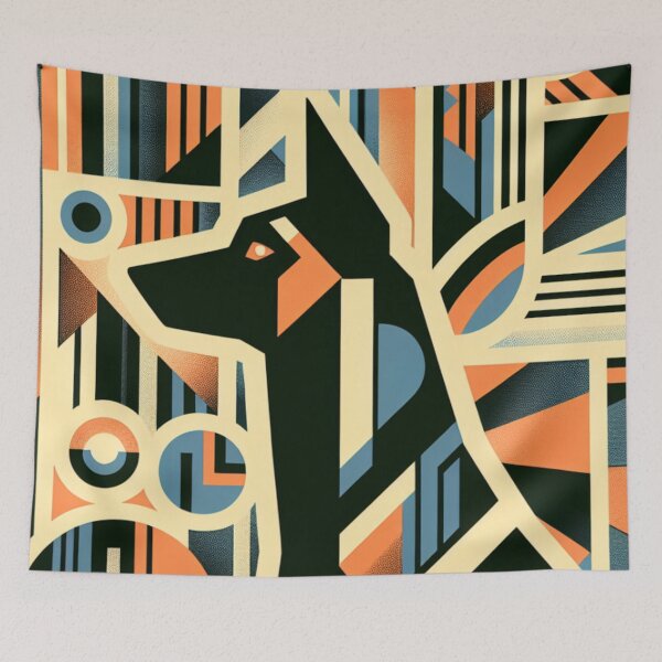 Item preview, Art Deco Belgian Malinois   designed and sold by TheAnimalZ00.