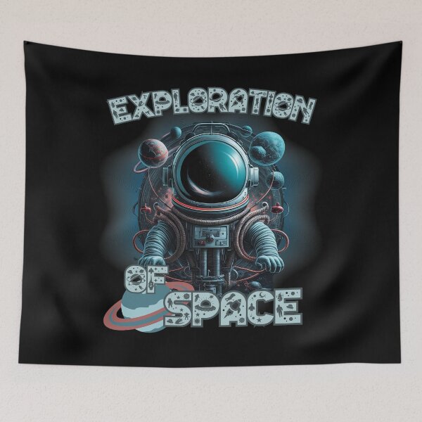 Aperçu de l'œuvre EXPLORATION DE L'ESPACE conception d'explorateur d'astronaute créée et vendue par Jt41.