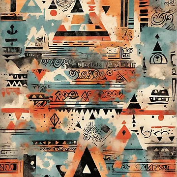 Artwork thumbnail, Aztec Pattern by BreezyDawnDesigns