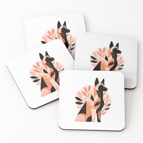 Item preview, Geometric Floral Belgian Malinois  designed and sold by TheAnimalZ00.