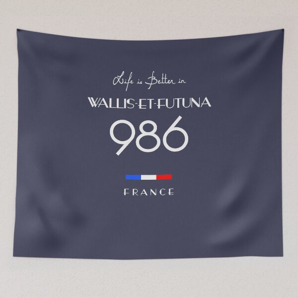Item preview, Life is better in WALLIS-ET-FUTUNA Number 986 France designed and sold by frenchsalsa.