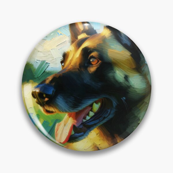 Item preview, Acrylic Belgian Malinois Art designed and sold by TheAnimalZ00.
