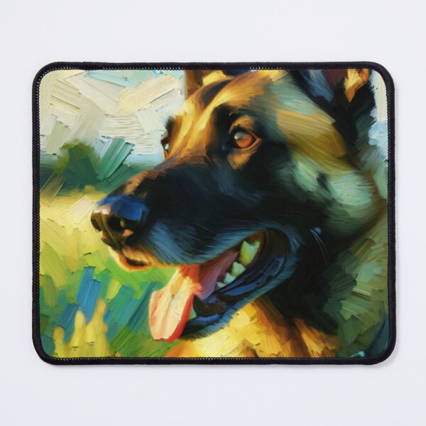 Item preview, Acrylic Belgian Malinois Art designed and sold by TheAnimalZ00.