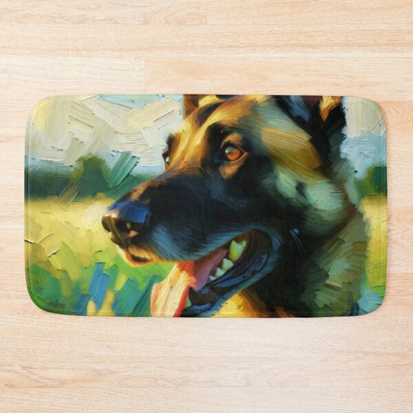 Item preview, Acrylic Belgian Malinois Art designed and sold by TheAnimalZ00.