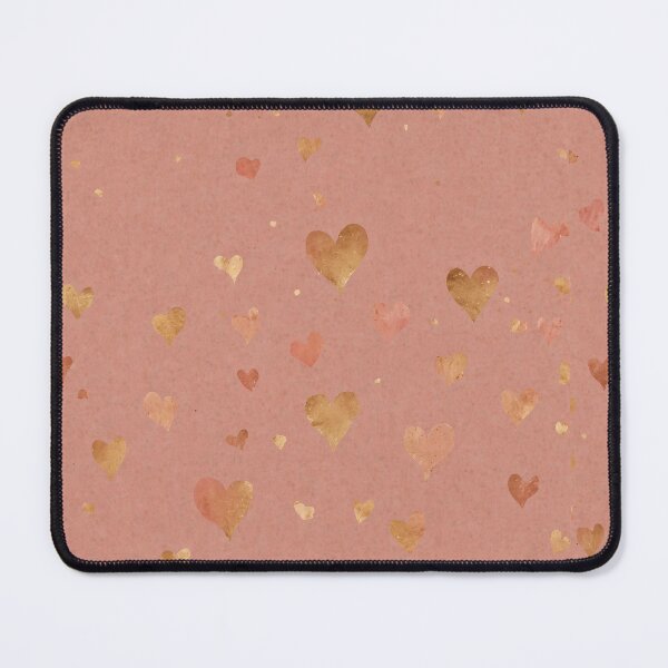 Item preview, Patrón de corazones de lujo rosa y dorado. designed and sold by PatternPuppy.