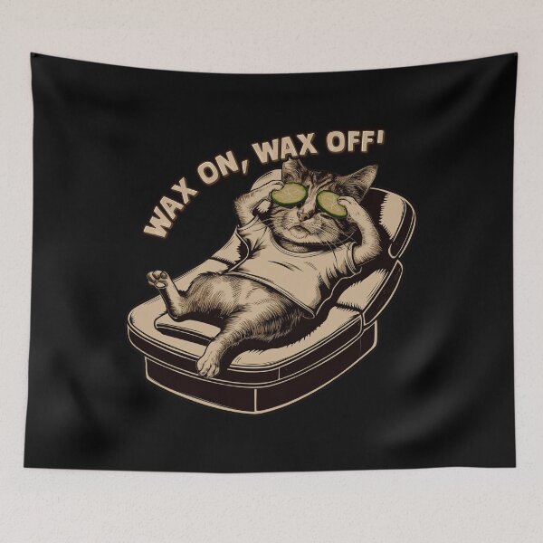 Item preview, Vintage Cute Karate kid Move Fan Cat in a Beauty Salon Funny T-Shirt designed and sold by Witty Shirts.