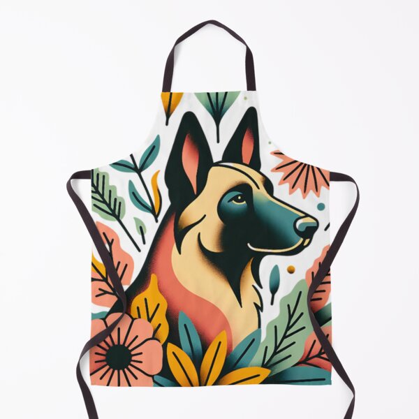 Item preview, Cute Floral Belgian Malinois designed and sold by TheAnimalZ00.