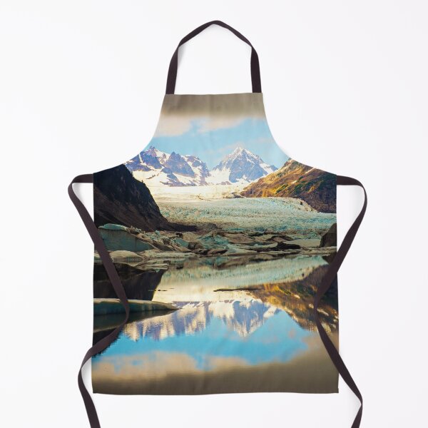 Item preview, Mountains and Glacier Framed by Clouds in Cordova, Alaska designed and sold by TheSeaWolf.