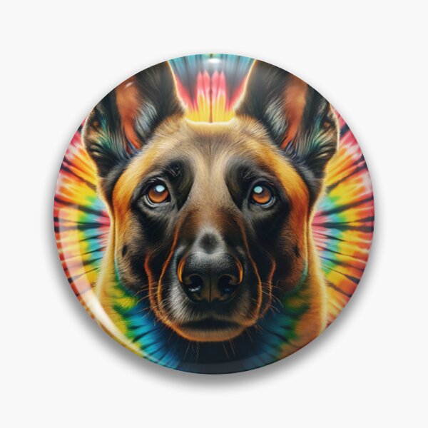 Item preview, Tie Dye Belgian Malinois designed and sold by TheAnimalZ00.
