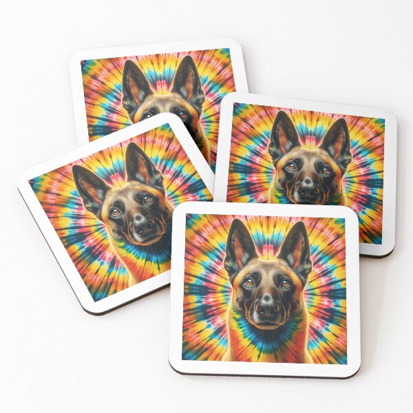 Item preview, Tie Dye Belgian Malinois designed and sold by TheAnimalZ00.
