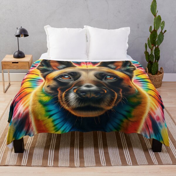 Item preview, Tie Dye Belgian Malinois designed and sold by TheAnimalZ00.