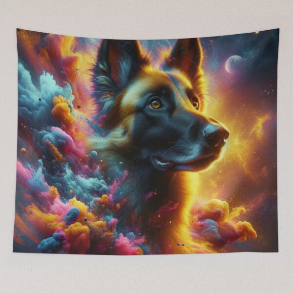 Item preview, Celestial Space Belgian Malinois  designed and sold by TheAnimalZ00.