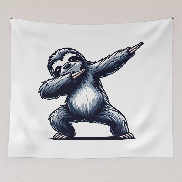 Item preview, Dabbing Sloth - Chill Vibes designed and sold by Designowner.