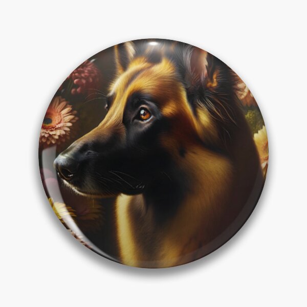 Item preview, Belgian Malinois Flower Portrait designed and sold by TheAnimalZ00.