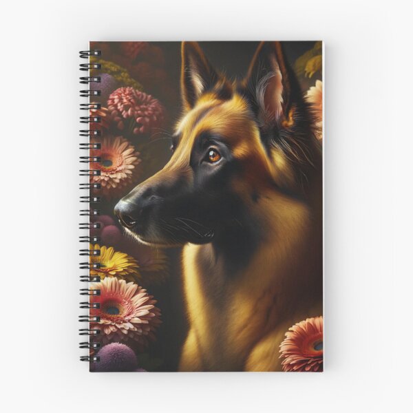 Item preview, Belgian Malinois Flower Portrait designed and sold by TheAnimalZ00.