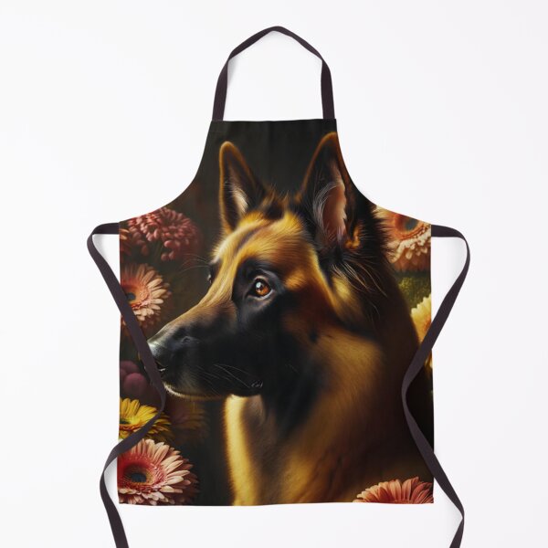 Item preview, Belgian Malinois Flower Portrait designed and sold by TheAnimalZ00.
