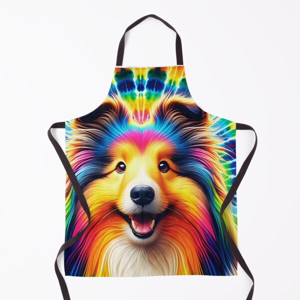 Item preview, Tie Dye Shetland Sheepdog designed and sold by TheAnimalZ00.