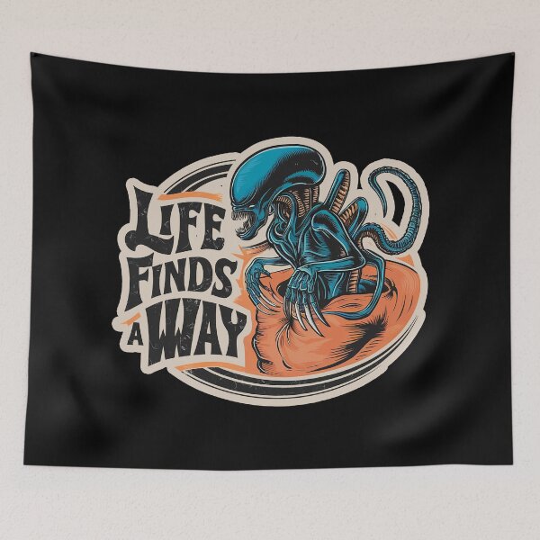 Item preview, Vintage Alien Xenomorph With Jurassic Park Saying Funny Movie Lover T-Shirt designed and sold by Witty Shirts.