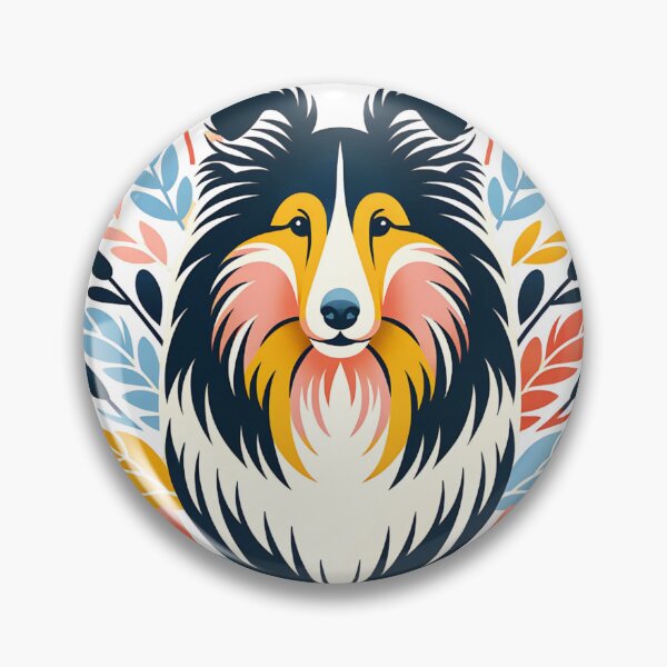 Item preview, Cute Floral Shetland Sheepdog designed and sold by TheAnimalZ00.