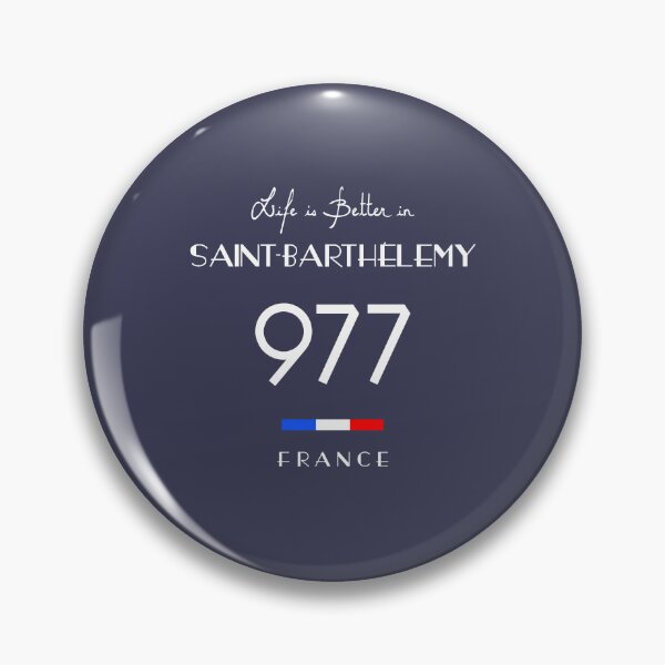 Item preview, Life is better in SAINT-BARTHÉLEMY Number 977 France  designed and sold by frenchsalsa.