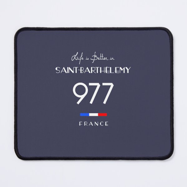 Item preview, Life is better in SAINT-BARTHÉLEMY Number 977 France  designed and sold by frenchsalsa.