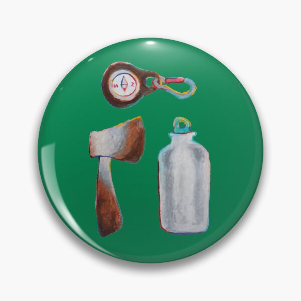 Item preview, Camping Hiking Tool Oil Pastel Hand Draw designed and sold by purple-Q.