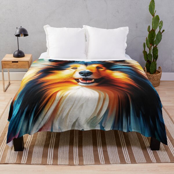 Item preview, Colorful Shetland Sheepdog Art designed and sold by TheAnimalZ00.