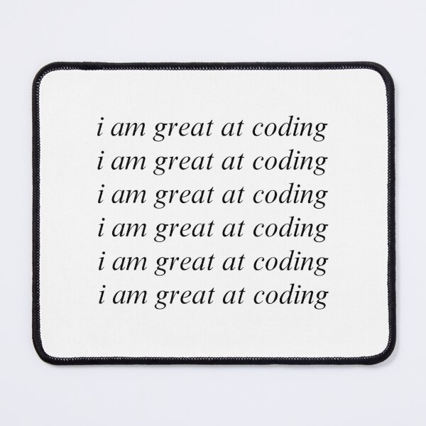 Item preview, i am great at coding designed and sold by MayaInStem.
