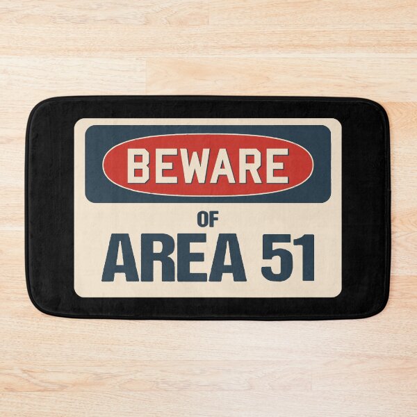 Item preview, signpost, area 51, beware designed and sold by Numbers-Art.