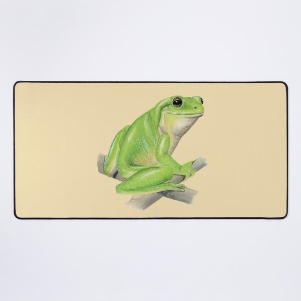 Item preview, Smiling Australian green tree frog [Golden] designed and sold by Hannah Mathews.